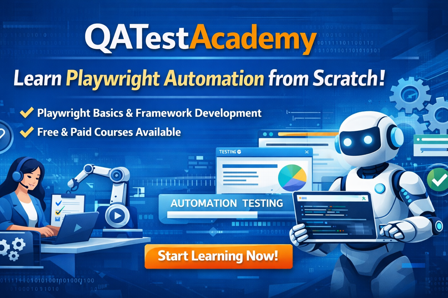 Learn Automation with QATestAcademy